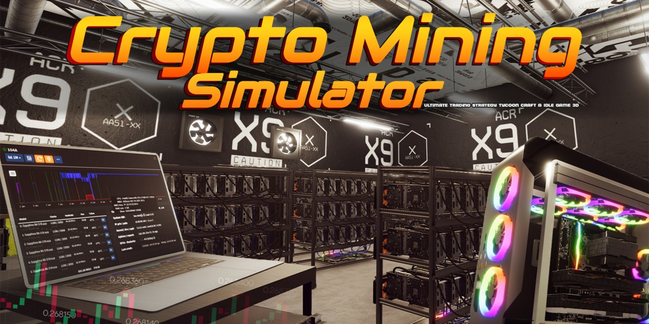 Crypto mining simulator
