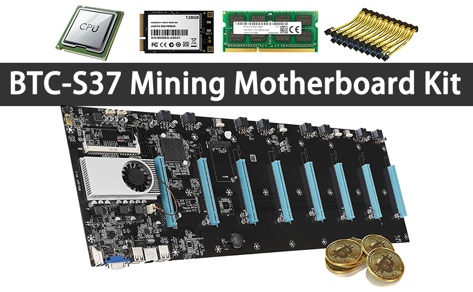 Crypto mining motherboard